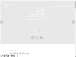 Sites similar to notariarambla55.es