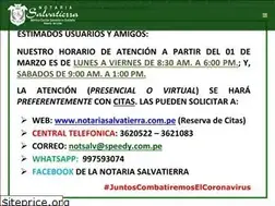 Sites similar to notariasalvatierra.com.pe