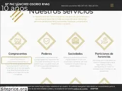 Sites similar to notariasanchezosorio.com