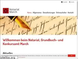 Sites similar to notariat-march.ch