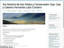 Sites similar to notariayconservadorllayllay.cl