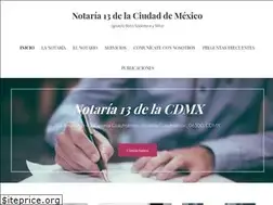 Sites similar to notario13cdmx.com