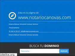 Sites similar to notariocanovas.com