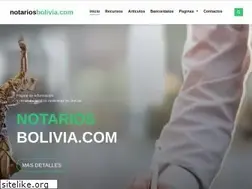 Sites similar to notariosbolivia.com