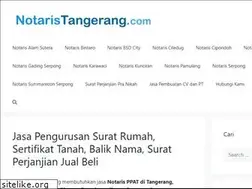 Sites similar to notaristangerang.com