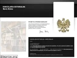 Sites similar to notariusz-bialas.pl