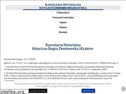 Sites similar to notariusz-dembowska.pl