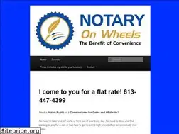 Sites similar to notaryonwheels.ca