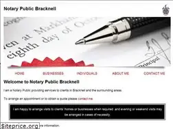 Sites similar to notarypublicbracknell.net