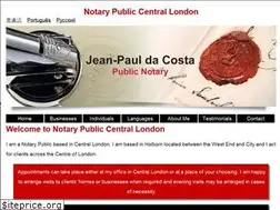 Sites similar to notarypubliccentrallondon.co.uk