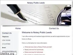 Sites similar to notarypublicleeds.com