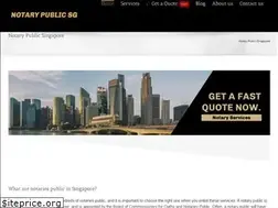 Sites similar to notarypublicsg.com