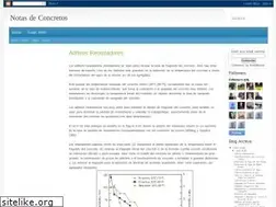 Sites similar to notasdeconcretos.blogspot.com