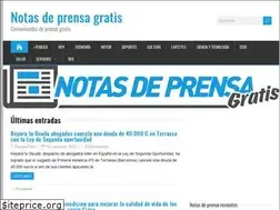 Sites similar to notasdeprensagratis.es