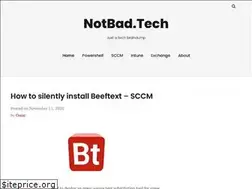 Sites similar to notbad.tech
