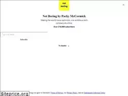 Sites similar to notboring.co
