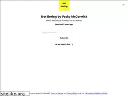 Sites similar to notboring.substack.com