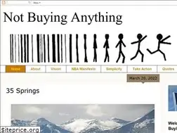 Sites similar to notbuyinganything.blogspot.com