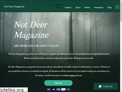 Sites similar to notdeermagazine.com