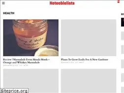 Sites similar to noteablelists.com
