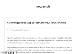 Sites similar to noteamgb.com