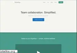 Sites similar to noteapp.com