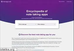 Sites similar to noteapps.info