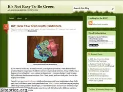Sites similar to noteasytobegreen.wordpress.com