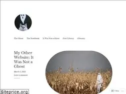 Sites similar to notebookofghosts.com
