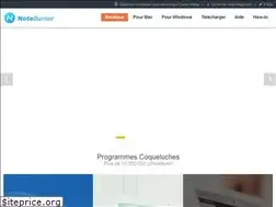 Sites similar to noteburner.fr