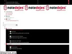 Sites similar to notedejes.mx