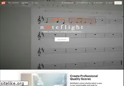 Sites similar to noteflight.com