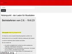 Sites similar to notenpunkt.de