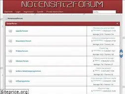 Sites similar to notensatzforum.net