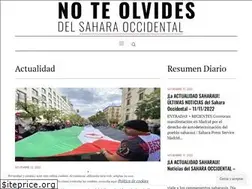 Sites similar to noteolvidesdelsaharaoccidental.org