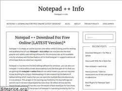 Sites similar to notepadplusplus.info