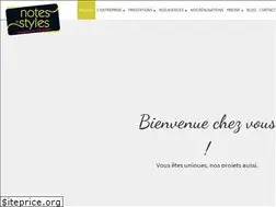 Sites similar to notesdestyles.com