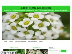 Sites similar to notesdeterrain.over-blog.com