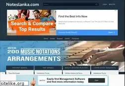 Sites similar to noteslanka.com