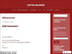 Sites similar to notesmilenge.com