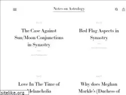 Sites similar to notesonastrology.com