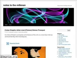 Sites similar to notestothemilkman.wordpress.com
