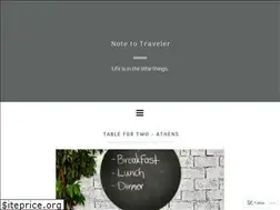 Sites similar to notetotraveler.com