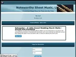 Sites similar to noteworthysheetmusic.com