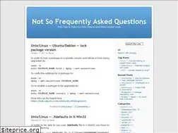 Sites similar to notfaq.wordpress.com