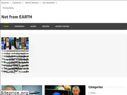 Sites similar to notfromearth.org