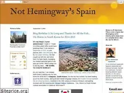 Sites similar to nothemingwaysspain.blogspot.com