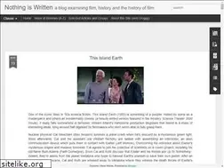 Sites similar to nothingiswrittenfilm.blogspot.com