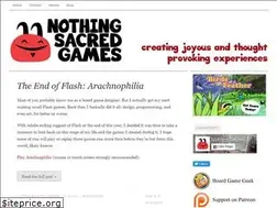Sites similar to nothingsacredgames.com