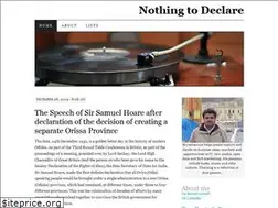 Sites similar to nothingtodeclare.in